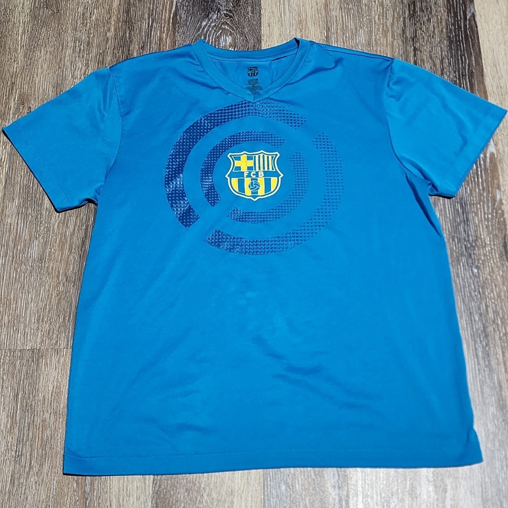 Barcelona Football Jersey Size Large L‎ Blue FCB Product Official